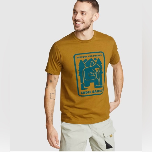 Graphic T-shirt | Respect the locals | Eddie Bauer | Gender neutral - Picture 10 of 10